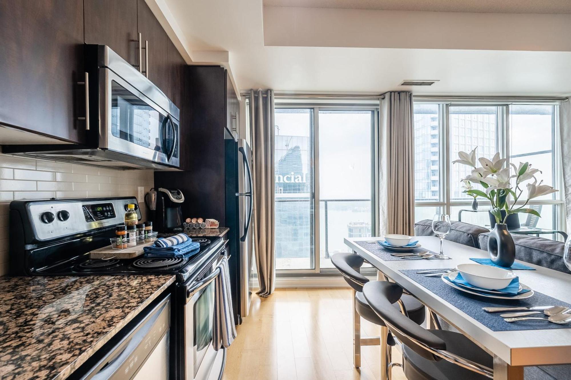 1Br Luxury Condo - Downtown Toronto Esterno foto