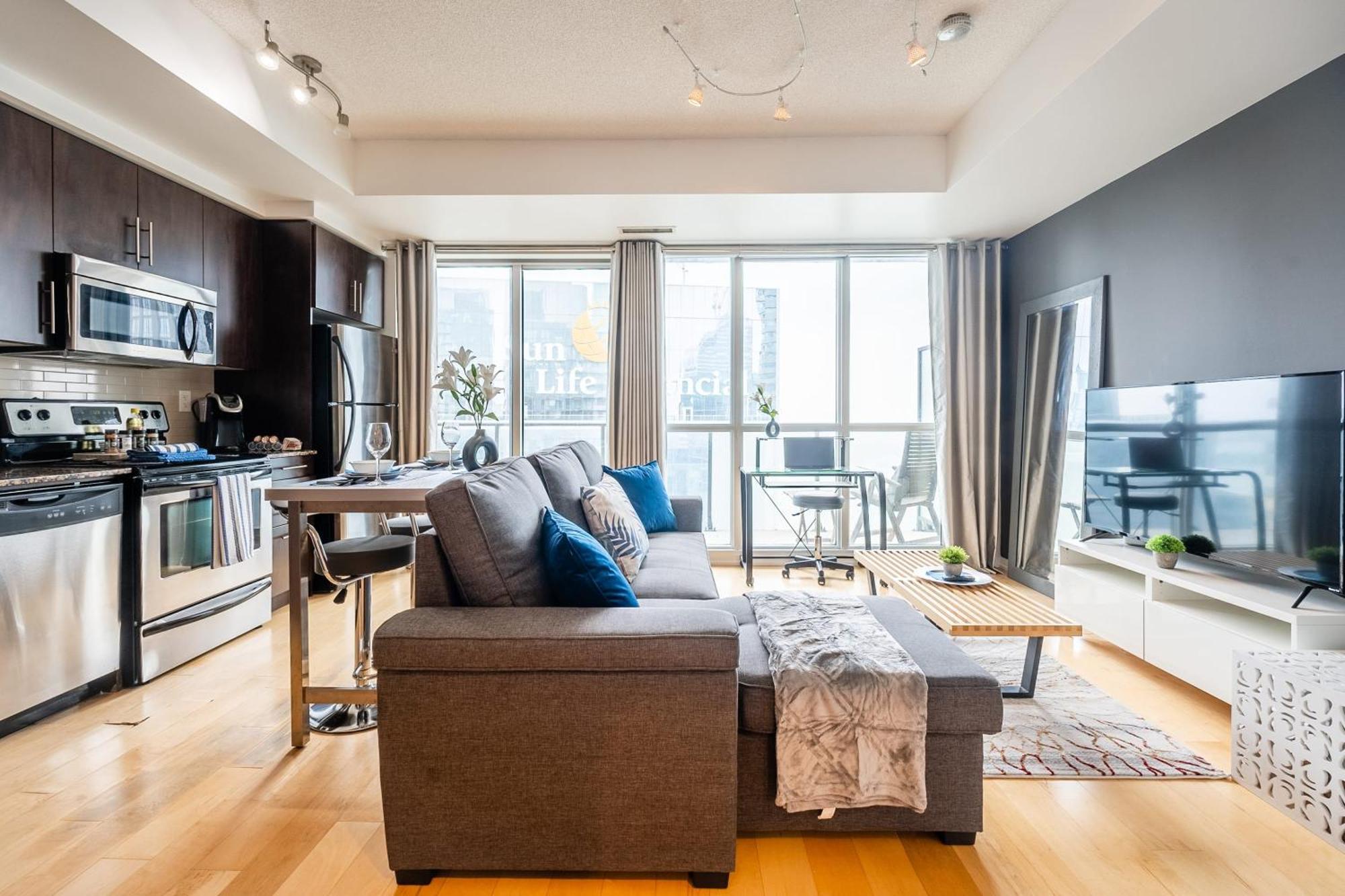 1Br Luxury Condo - Downtown Toronto Esterno foto