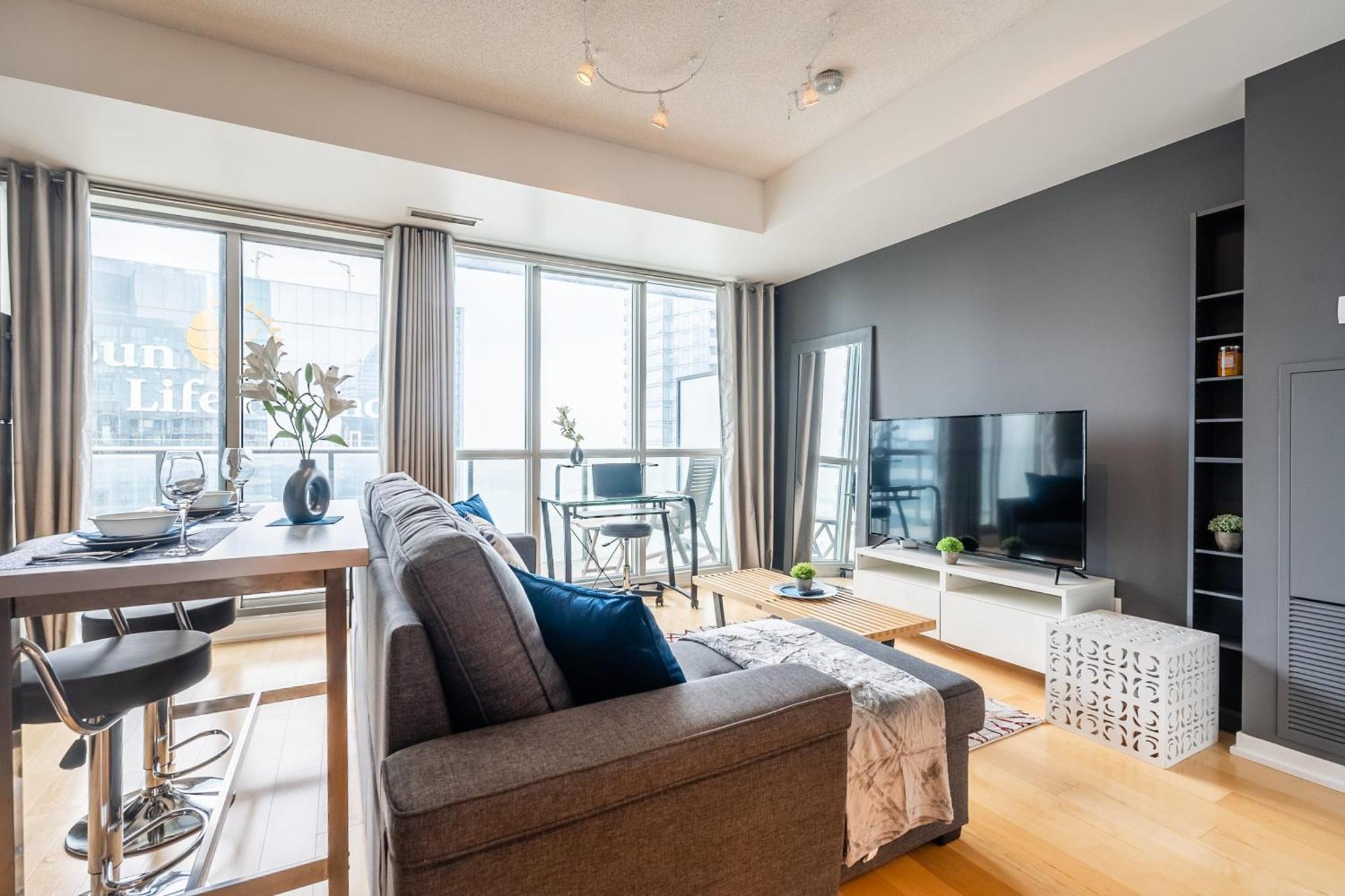 1Br Luxury Condo - Downtown Toronto Esterno foto